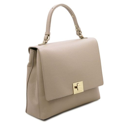Silene - Leather convertible backpack handbag